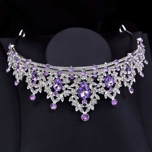 Elegant Vintage Crystal Tiara for Weddings and Pageants - Royal Bridal Crown Hair Accessory